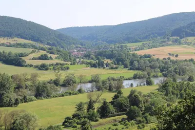 Naturlandschaft in der Nähe der Pension