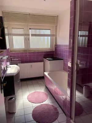 Ein Badezimmer in der Unterkunft Ferienwohnung Esmeralda