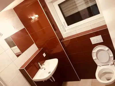 Ein Badezimmer in der Unterkunft China-Restaurant Lin Garden