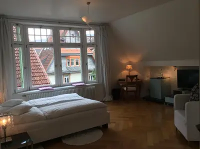 Ein Bett oder Betten in einem Zimmer der Unterkunft Hotel Heidelberg Astoria