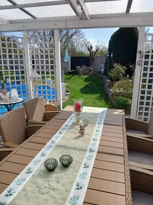 Ein Garten an der Unterkunft Ferienzimmer Bella Casa