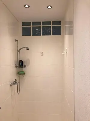 Ein Badezimmer in der Unterkunft Monteurwohnung am Weinberg