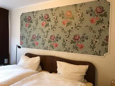 Ein Bett oder Betten in einem Zimmer der Unterkunft Gästehaus Susanne Pfaffmann