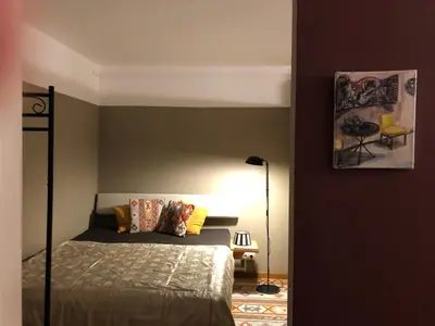 Ein Bett oder Betten in einem Zimmer der Unterkunft Gästehaus Susanne Pfaffmann