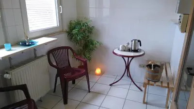 Kaffee-/Teezubehör in der Unterkunft Hotel Arheilger Hof