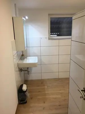 Ein Badezimmer in der Unterkunft Ferienwohung Hirsch