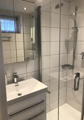 Ein Badezimmer in der Unterkunft Apartment-Ferienwohnung in Mainaschaff
