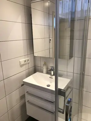 Ein Badezimmer in der Unterkunft Apartment-Ferienwohnung in Mainaschaff