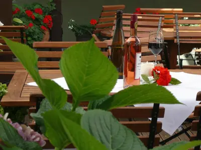Getränke in der Unterkunft Weingasthof Zum weißen Roß