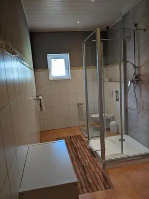 Ein Badezimmer in der Unterkunft Ferienwohnungen Dehn