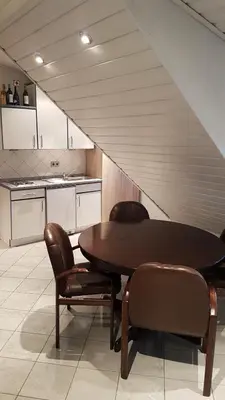 Küche/Küchenzeile in der Unterkunft Gino s Ferienwohnung