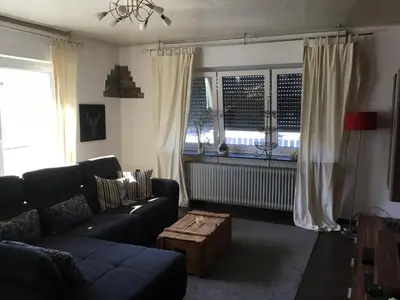Ein Sitzbereich in der Unterkunft Bayrisch Nizza