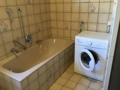 Ein Badezimmer in der Unterkunft Bayrisch Nizza