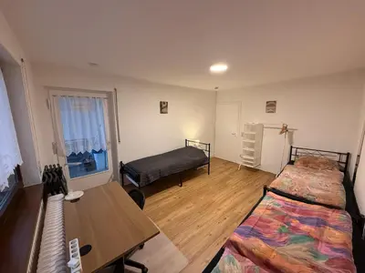 Ein Bett oder Betten in einem Zimmer der Unterkunft Big, cosy and central apartment