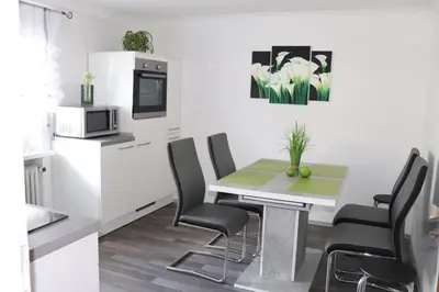 Küche/Küchenzeile in der Unterkunft Ferien- und Monteurwohnung Julia