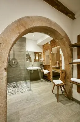 Ein Badezimmer in der Unterkunft Gasthof Zum Lam