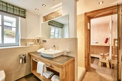 Ein Badezimmer in der Unterkunft Gasthof Zum Lam