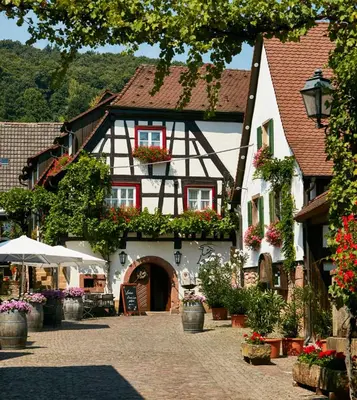 Das Gebäude in dem sich das Hotel befindet