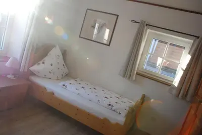 Ein Bett oder Betten in einem Zimmer der Unterkunft Ferienwohnung Christina