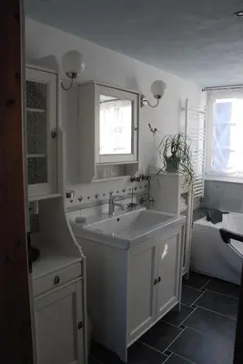 Ein Badezimmer in der Unterkunft Ferienwohnung Christina