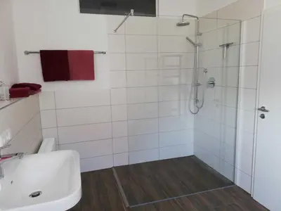 Ein Badezimmer in der Unterkunft Ferienwohnung Gudi