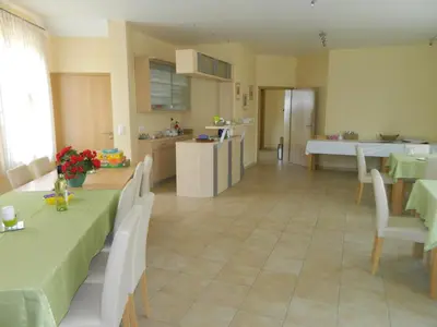 Küche/Küchenzeile in der Unterkunft Gästehaus Borniger