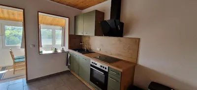 Küche/Küchenzeile in der Unterkunft Ferienwohnung Friedrich