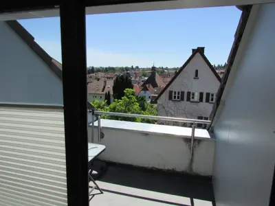 Ein Balkon oder eine Terrasse in der Unterkunft Gästehaus Tannenhof
