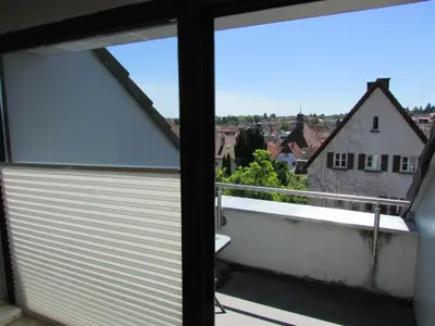 Ein Balkon oder eine Terrasse in der Unterkunft Gästehaus Tannenhof