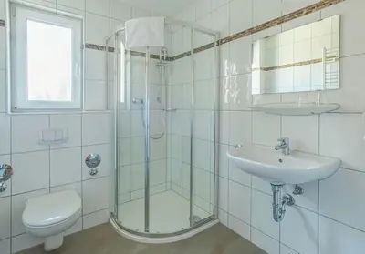 Ein Badezimmer in der Unterkunft Heilbronner Hotel am schönen Theater