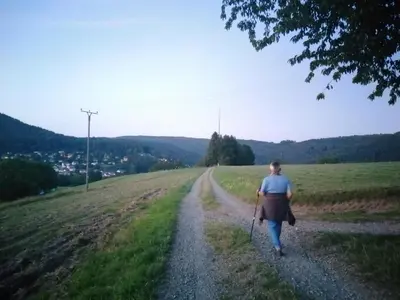 Naturlandschaft in der Nähe des Ferienhauses
