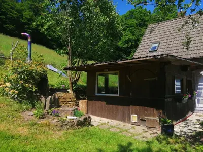 Ein Garten an der Unterkunft Ferienhaus 