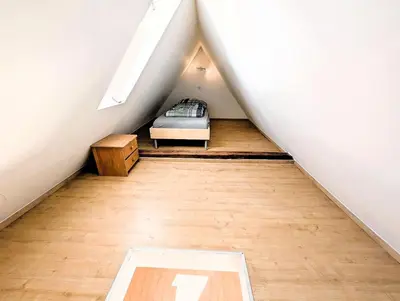 Ein Bett oder Betten in einem Zimmer der Unterkunft AK-Monteurzimmer