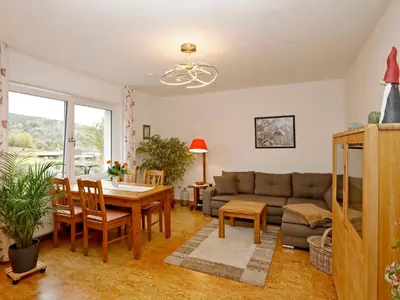 Ein Sitzbereich in der Unterkunft Apartment Am Weinberg by Interhome