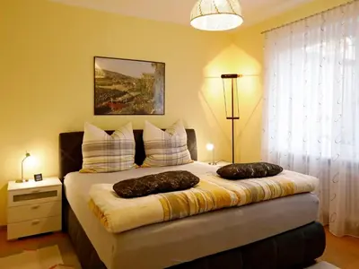 Ein Bett oder Betten in einem Zimmer der Unterkunft Apartment Am Weinberg by Interhome