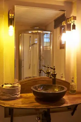 Ein Badezimmer in der Unterkunft Biggi‘s Bed&Breakfast