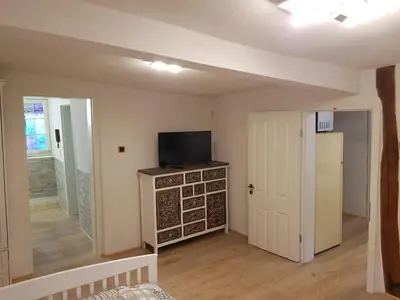 TV/Unterhaltungsangebot in der Unterkunft Zauberhafte Wohnung in der Nähe von Heidelberg, top Lage