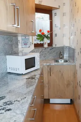 Küche/Küchenzeile in der Unterkunft Apartment Babenhausen