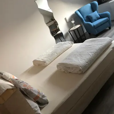 Ein Bett oder Betten in einem Zimmer der Unterkunft Altstadt-Residenz Manz