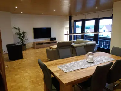 TV/Unterhaltungsangebot in der Unterkunft Ferienwohnung Lingenfelder