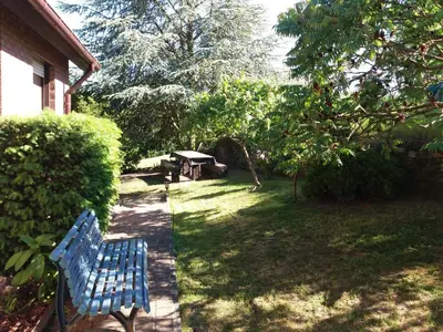 Ein Garten an der Unterkunft Ferienwohnung Lingenfelder