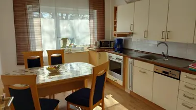 Küche/Küchenzeile in der Unterkunft Ferienwohnung Bad Rappenau