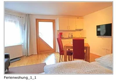 TV/Unterhaltungsangebot in der Unterkunft Ferienwohnung Wanderlust