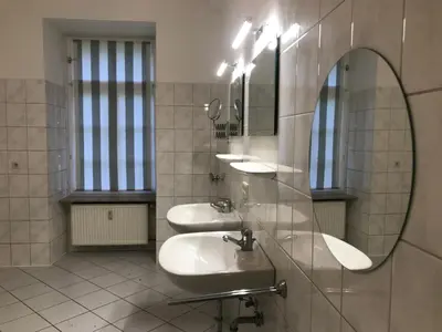 Ein Badezimmer in der Unterkunft Elegantes Gästeapartment Verano in Schloß und Hofgut Langenzell