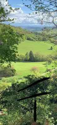 Naturlandschaft in der Nähe der Ferienwohnung