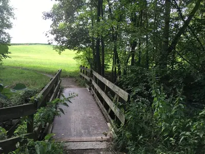 Naturlandschaft in der Nähe des Privatzimmers