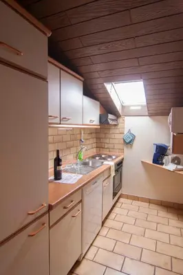 Küche/Küchenzeile in der Unterkunft Ferienwohnungen Haus Fernblick