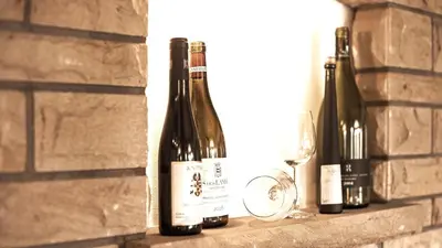 Getränke in der Unterkunft Landhotel Sonnenhof