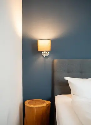 Ein Bett oder Betten in einem Zimmer der Unterkunft Prime Park Apartment Aschaffenburg