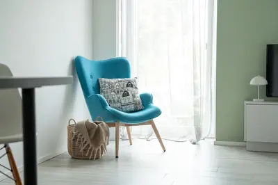 Ein Sitzbereich in der Unterkunft Prime Park Apartment Aschaffenburg mit Terrasse